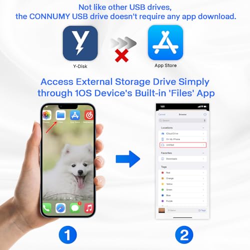 Clé USB 128 Go pour iPhone idéal pour stocker photos de voyage - 6