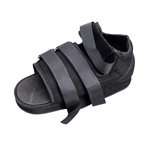 Postoperativa skor för trasiga tåskor, andningsbara gjutna sko Luftflödesmaterial Gjutna sko, medicinsk fot ortopedisk avlastning för kirurgi(Color: M(40-42))