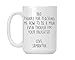 Dad Thanks For Teaching Me How To Be A Man Even Though I'm Your Daughter Love, Custom Name - Large 15 oz White Ceramic Coffee Mug Cup