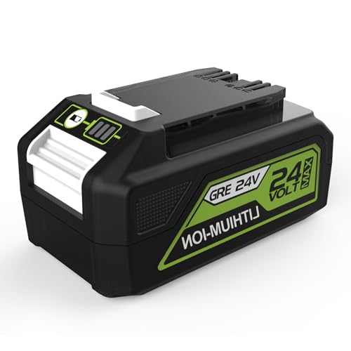 Batterie Greenworks 24V puissante à indicateur LED pour outillage sans fil