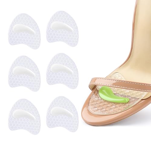 Coussinet Métatarsien pour les Femmes Anti Glissement vers l’avant Dans les Talons à Orteil Ouvert Coussins de la Plante du pied Soulager la Douleur du pied Coussinets de Chaussure