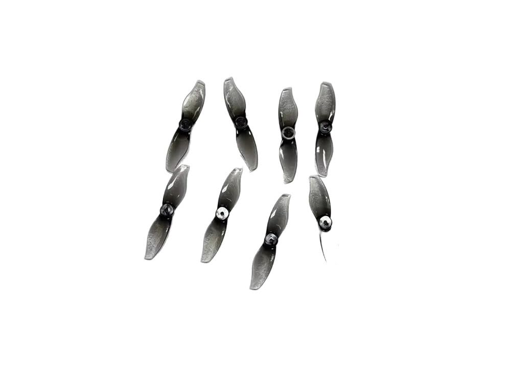 Uniwersalny 4 do 8 sztuk podwójny wirnik 2015 2,0 x 1,5 50 mm śmigło do części drona RC (przezroczysty szary 1,5 mm)