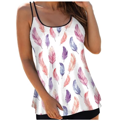 Top de tankinis para mujer con relleno push-up ajustable en color negro