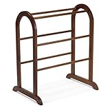 Yardlio Stylish Blanket Rack & Quilt Display Stand: Elegant Quilt Holder & Free Standing Storage Solution for...
