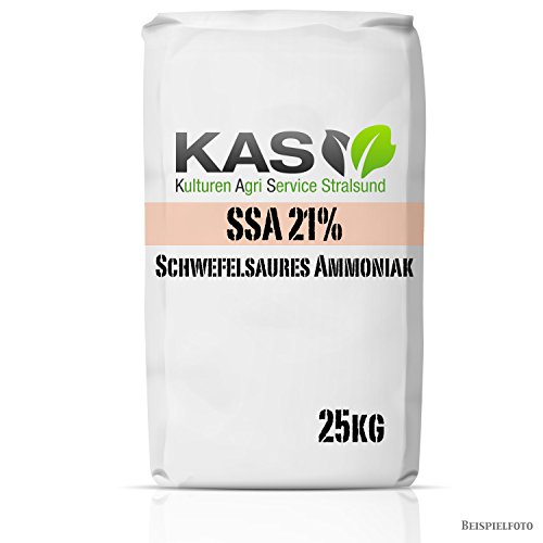 KAS Schwefelsaures Ammoniak Ssa 21% 25 kg Stickstoffdünger mit Säuernder Wirkung