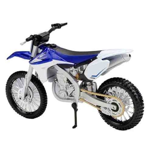 Moto Yamaha YZ450F miniature 1:12 en alliage moulé sous pression