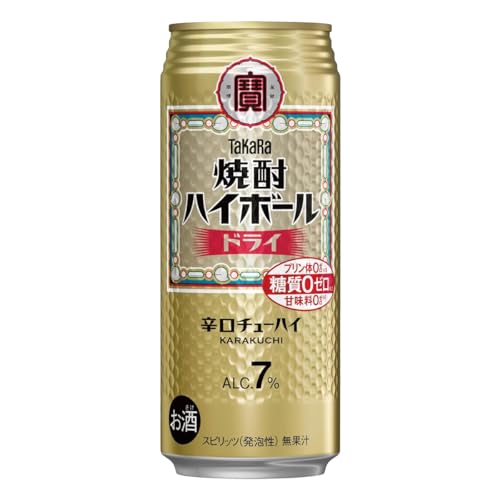 宝 焼酎ハイボール ＜ドライ＞ 下町缶 500ML × 24缶（Amazon）