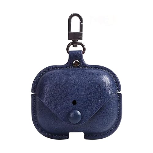 Image of Like Star AirPod Pro /Pro2 Camouflage Leather case Cover Shockproof with Loss Prevention Clip for Apple Air-Pods Pro /Pro2 Wireless Charging Case (Army Blue)