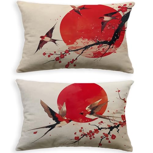 Coussin oiseau en velours crème pour une ambiance cocon