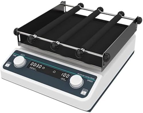 Lab Digital Orbital Shaker - Adjustable Speed 40-200 RPM, Timer & LED Digital Display, High-Performance Orbital Rotator for Laboratory Mixing & Sample Preparation