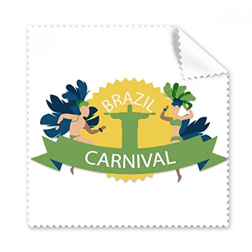Chiffon de nettoyage Brésil Carnaval en tissu microfibre pour écran de téléphone x5