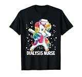 Dabbing Unicorn Funny Dialysis Nurse T-Shirt