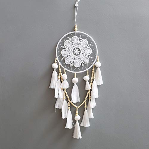 DreamCatcher White Hand-gebreid Modern Simple Wall Hanging DreamCatcher Artware Wall Decoration Ornament Gift - Image 8