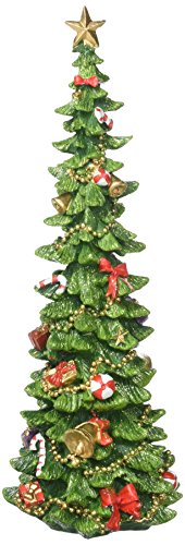 Burton & Burton Hand Painted Poly Resin Christmas Tree Decoration #TOP7