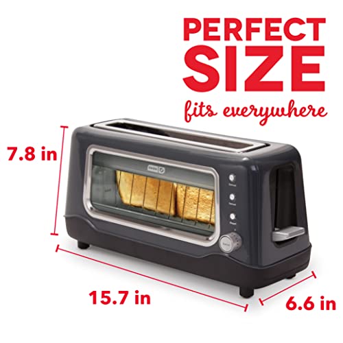 DASH Clear View Toaster: Extra Wide Slot Toaster with See Through ...
