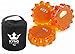 KYNG LED Road Flares 3-Pack Includes Duracell Batteries- Magnetic Emergency Beacon, Safety Light Kit for Automotive, Roadside, Car, Boat, Snow, Recreational, Flashing Warning Light Disc