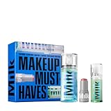 Milk Makeup Mini Must-Haves Set – Includes 12HR Hydrating Face Primer (.33oz) + 12HR Setting Spray for Gripping Makeup (1.69oz) and Multi-Use Cream Blush Stick + Lip Color in Werk (Dusty Rose, 0.10oz)