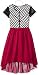 Speechless Big Girls' Knit Stripe Illusion Cap Slv Dress
