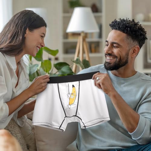 Mens Funny Boxer briefs Hilarious Gag Gifts, Mens Novelty Underwear Boxer Briefs No Fly 5