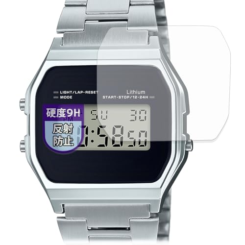 MotoMoto �t�B���� CASIO A158W �V���[�Y �p �K���X�t�B���� (�ɔ� �t�@�C�o�[) �ی�t�B���� ���˒ጸ ���{��