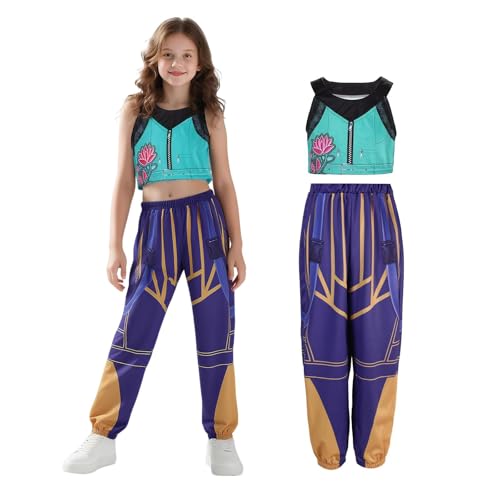 Efymosce Disfraz de Cosplay K-pop para Niña, Juegos de Demon Hunters Disfraz de Carnavals, Animes Cosplay Costume, Disfraces de Actuación Escénicas, para Halloween Carnavals Fiestas Cosplay (140)