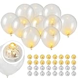 Lot de 60 mini ampoules LED pour ballons. Couleur LED : blanc chaud. La forme ronde est délicate et mignonne, mettez-la dans le ballon et laissez votre ballon s'allumer. Ce ballon LED sera le meilleur point fort du festival.
