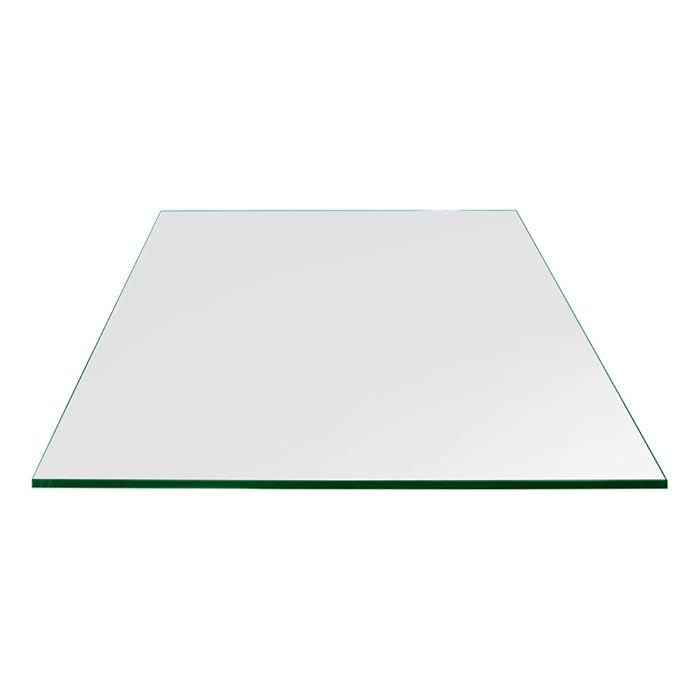 Buy 10" Inch Square Glass Table Top Tempered 1/4" Inch Thick Flat