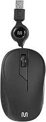 Mouse Com Fio Wave USB 1200dpi 3 Botões Textura Emborrachada Retrátil Multi - MO231