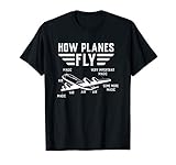 aviation gin hamburg Lassen Sie Ihren lässigen Look fliegen, wenn Sie in dieses How Planes Fly Shirt schlüpfen, das ein großartiges Geschenk für jeden Luftfahrt-Enthusiasten, Luft- und Raumfahrtingenieur oder Piloten in Ihrem Leben ist, der lustige Luft- und Raumfahrtingenieur