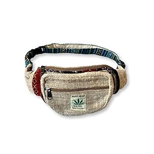Hennep katoen reizen Bum heuptas geld riem diverse kleur