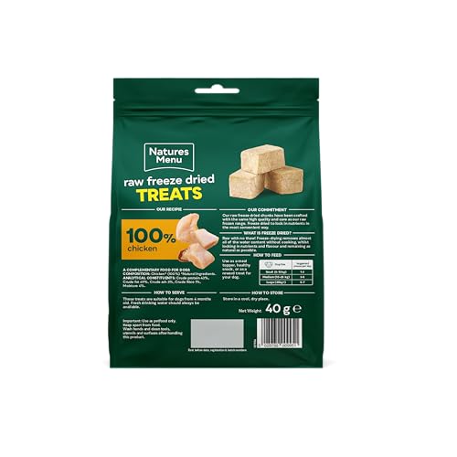 Natures Menu Raw Freeze Dried Treats - Chicken - 7 x 40g, 40 g (Pack of 7) - Image 2