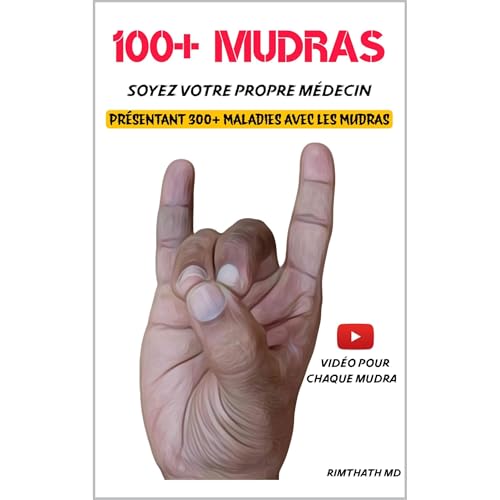 100+ MUDRAS Audiolibro Por Rimthath Md arte de portada