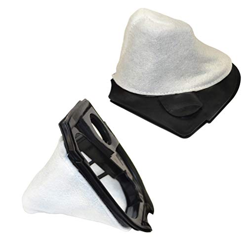 HQRP 2-Pack Dust Cup Filter compatible with Eureka EasyClean 71B 71C 72A, RapidClean Step 41A, QuickUp 70 70A 71 71A 61 61A AG61A UK61A Z61A Hand Vac, DCF11 62558B 39657 DCF27 Replacement