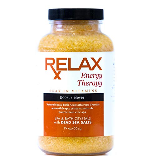 Rx Aromatherapy Luxury Spa and Bath Salts, Bundle of 8, 19 Ounce Bottles, Natural Epsom Salts Infused with Vitamins, Minerals, and Essential Oils for Pains, Aches, Swelling, and Stress Relief - Thumbnail 4