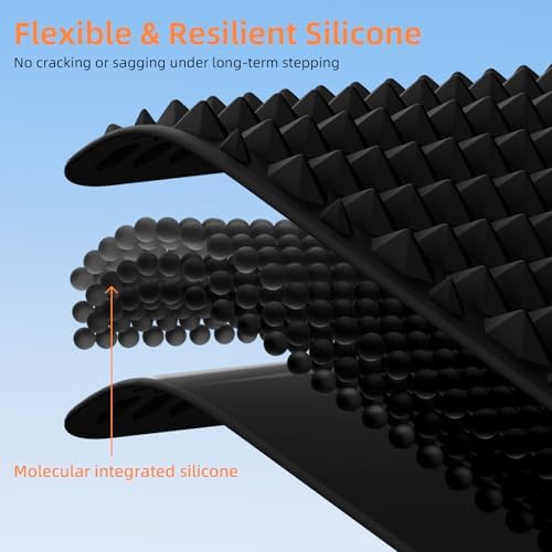 Acupressure Mat for Foot Massage, Silicone Foot Reflexology Mat - 4
