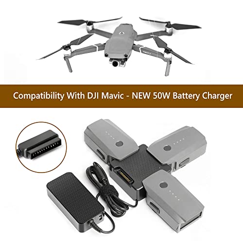 Taifu 50W 13.05V 3.83A Battery Charger & Ac Cable Replacement For Dji Mavic Mini Charger, Dji Mavic Pro/Mavic Pro Alpine/Mavic Pro Platinum Rc Drone Included Power Supply Cord With 5V Usb Port #TOP2