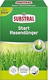 Substral Start Rasendünger für Neuanlagen & Regeneration, 4kg für 200 m² - Phosphatreicher Dünger für dichtere Grasnarben