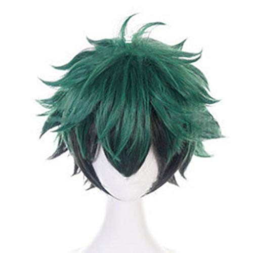 10 '' Unisex Resistente Ao Calor Curto Reta Cosplay Peruca Elegante Com Franja