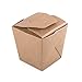 Lot de 60 boîtes à nouilles en carton kraft 700 ml Récipient alimentaire rapide à emporter Boîte chinoise jetable anti-fuite recyclable et respectueuse de l'environnement (60, 700 ml)