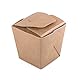 60 Stück Kraftkarton Nudelboxen 700 ml Lebensmittelbehälter Fast Food Takeaway Einweg-chinesische Box auslaufsicher recyclebar umweltfreundlich (60, 700 ml)