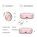 AIBOONDEE True Wireless Earbuds V5.0 Bluetooth Earbuds Waterpoof LED Sports in-Ear Wireless Headphones,HD Stereo Sound Bluetooth Wireless Earphone with Charging Case (Pink)