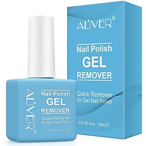 Gel Nail Polish Remover - Professional Easily & Quickly Remove Gel Nail Polish Soak-Off Gel Polish - Peel Off In 3-6 Minutes - 15ml Cover