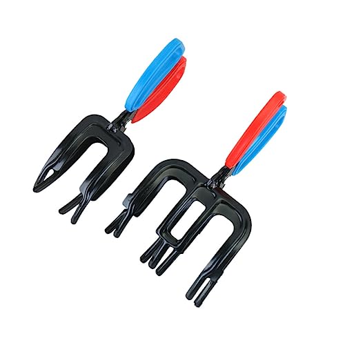 2pcs Fish Gripper Teeth Teeth Fishing Hook Remover Fish Lip Grip Tool Strong Grip Fishing Clamp Multifunctional Fish Control Tool Tackle Holder