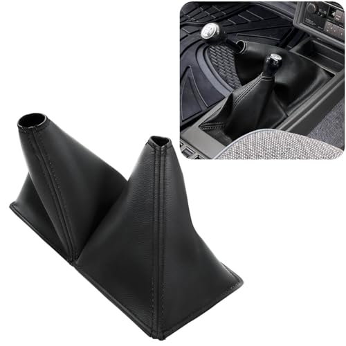 Car Shift Boot Cover for Toyota 4runner 1984-1989, Vinyl Leather Shifter Knob Boot Protector, Anti-Scratch, Black (11.5\" Length)