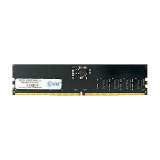 EVM 8GB DDR5 4800MHz Desktop RAM-Black-10 Years Warranty (EVMT8G4800U88P) - Amazon product rated Grade A