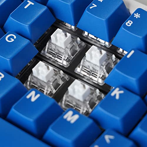 Image of MELETRIX Chilkey WS Quartz Linear Switch 5-Pin Hotswap Pre-Lubed, PC Housing for RGB, Mechanical Keyboard Switch for DIY Custom Builds, Keyboard Switches 5 Pins PCB Mount Lubed Switches Clear (35pcs)