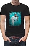 G�n�rique T Shirt personnalis� Chanteur Maitre gims Last Winter Tour N086 (Noir, M)