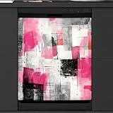 Taille idéale : le couvercle magnétique pour lave-vaisselle mesure 58,4 x 66 cm, ce couvercle magnétique s'adapte à la plupart des lave-vaisselle, réfrigérateurs et autres surfaces métalliques, panneau magnétique, facilement découpé pour s'adapter à la taille de votre lave-vaisselle. Assurez-vous que la surface métallique est magnétique lors de l'achat. !