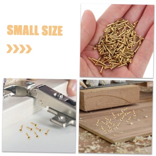 Clavos Metálicos para Hogar 100 piezas Cabeza Redonda Surtidos para Tapicería miniatura 3
