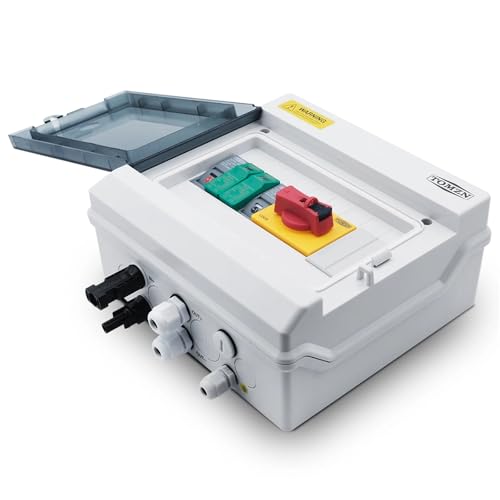 Caja combinadora fotovoltaica para conectar 9 strings de paneles solares 6